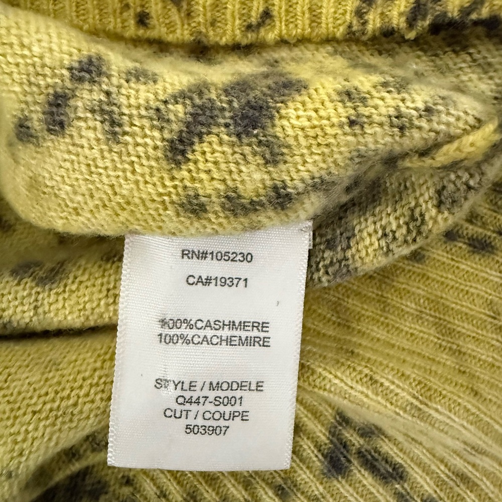 Equipment Reptile Print Sweater - Yellow and Black - Picture 3 of 4